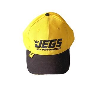 JEGS High Performance Baseball Cap Adjustable Hook and Loop Strap in Back